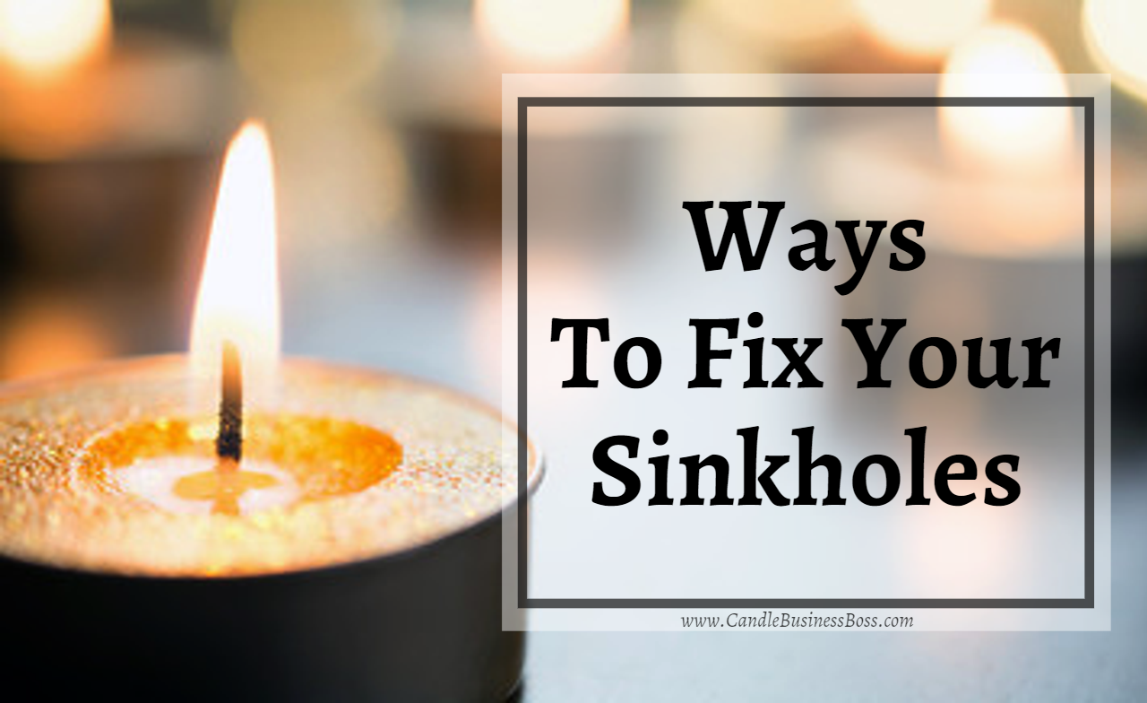 Why Your Homemade Candles are Sinking In The Middle Candle Business Boss